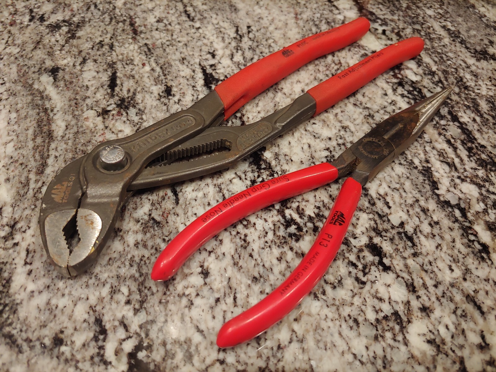 Mac Tools 2pc Plier Set Knipex Cobra & Needle Nose
