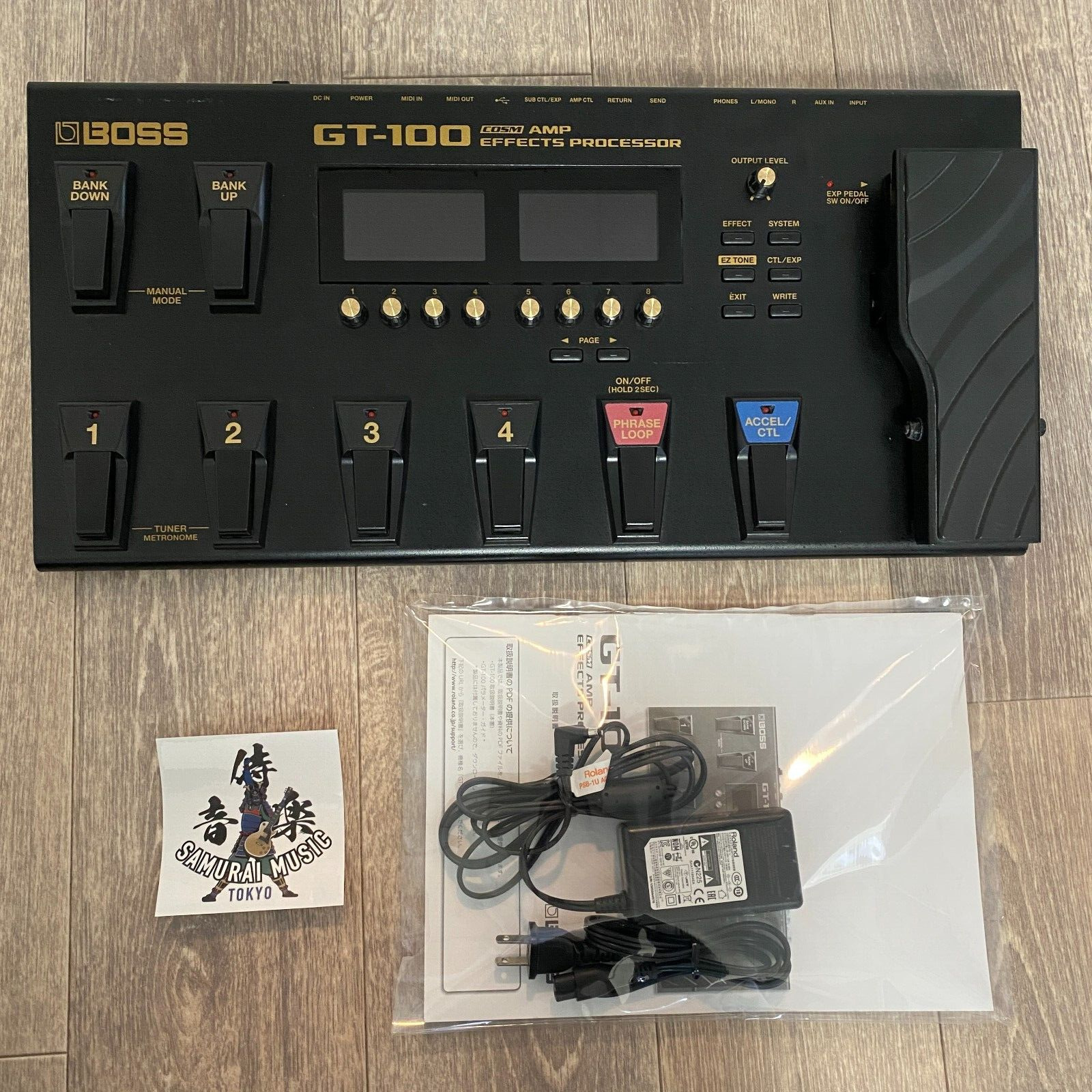BOSS GT-100 Multi Effector Guitar Effects Processor ver.2 Used ※With AC Adapter
