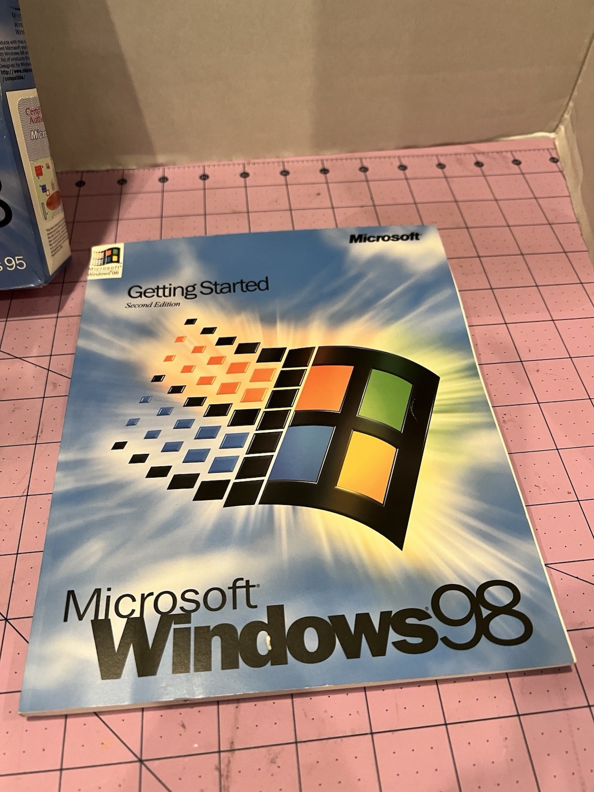 🔥 Microsoft Windows 98 Upgrade SE 2nd CIB Big Box CD FLOPPY BOOT DISK 3.5” Key