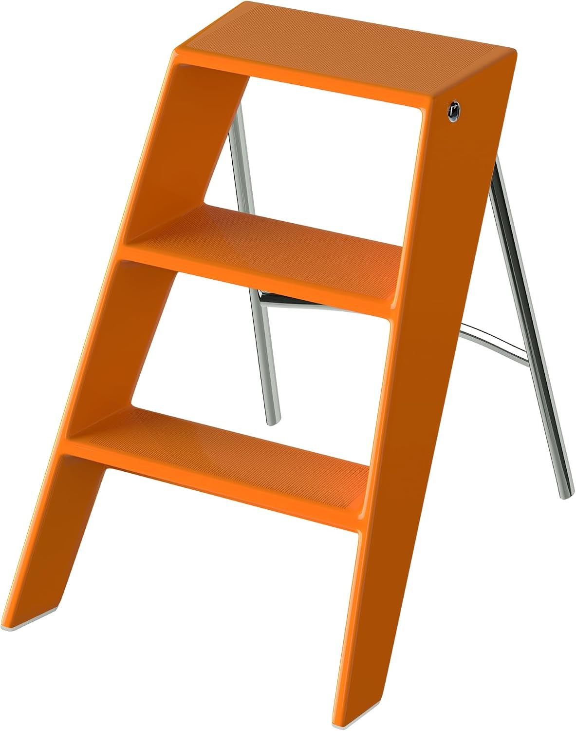 Modern Folding Chair - Multifunctional Design Doubles as Step Stool & Storage Sh