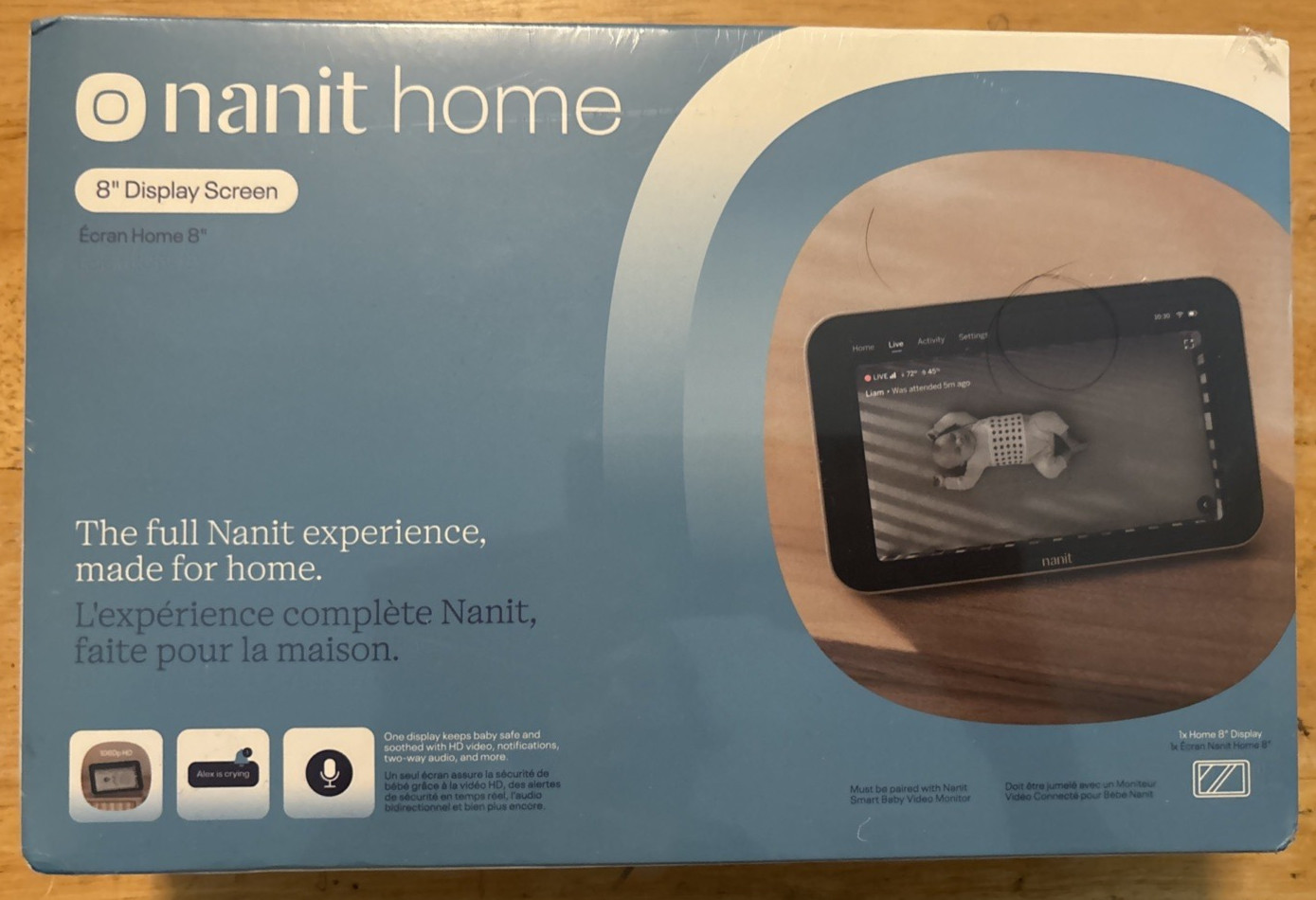 Nanit Home 8" Display Screen (H101NW)... FREE S&H!