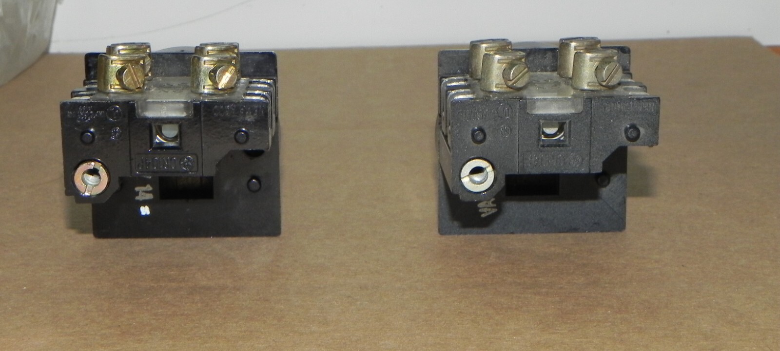 GE CR104P Push Button Switches 1 Orange 1 Red (2)