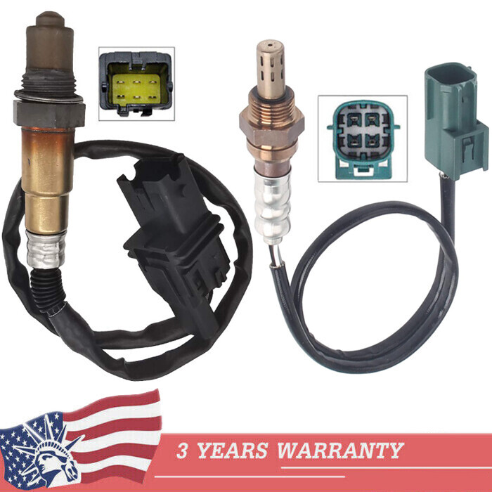 2pcs Up+Down Oxygen Sensor 1&2 for Nissan Sentra 2.5L L4 2004 2005 2006