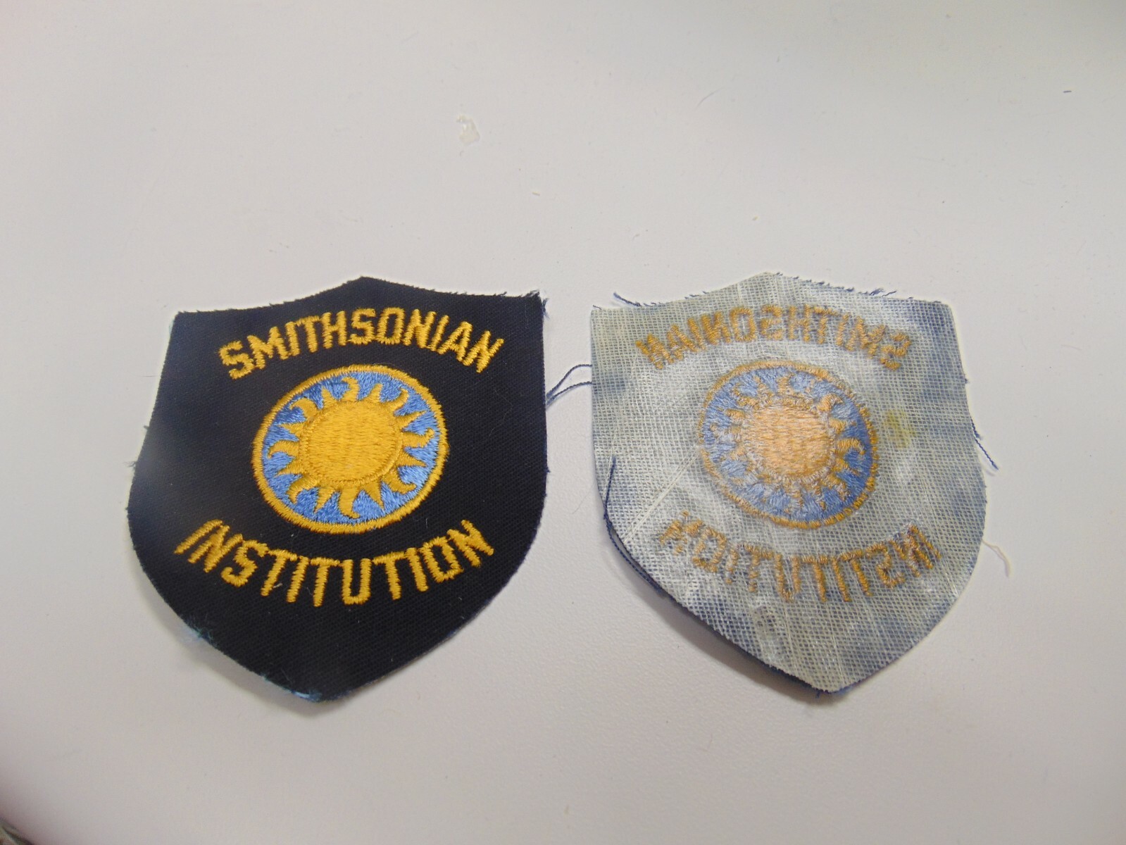 PATCH SEW ON OLDER SMITHONIAN INSTITUTION