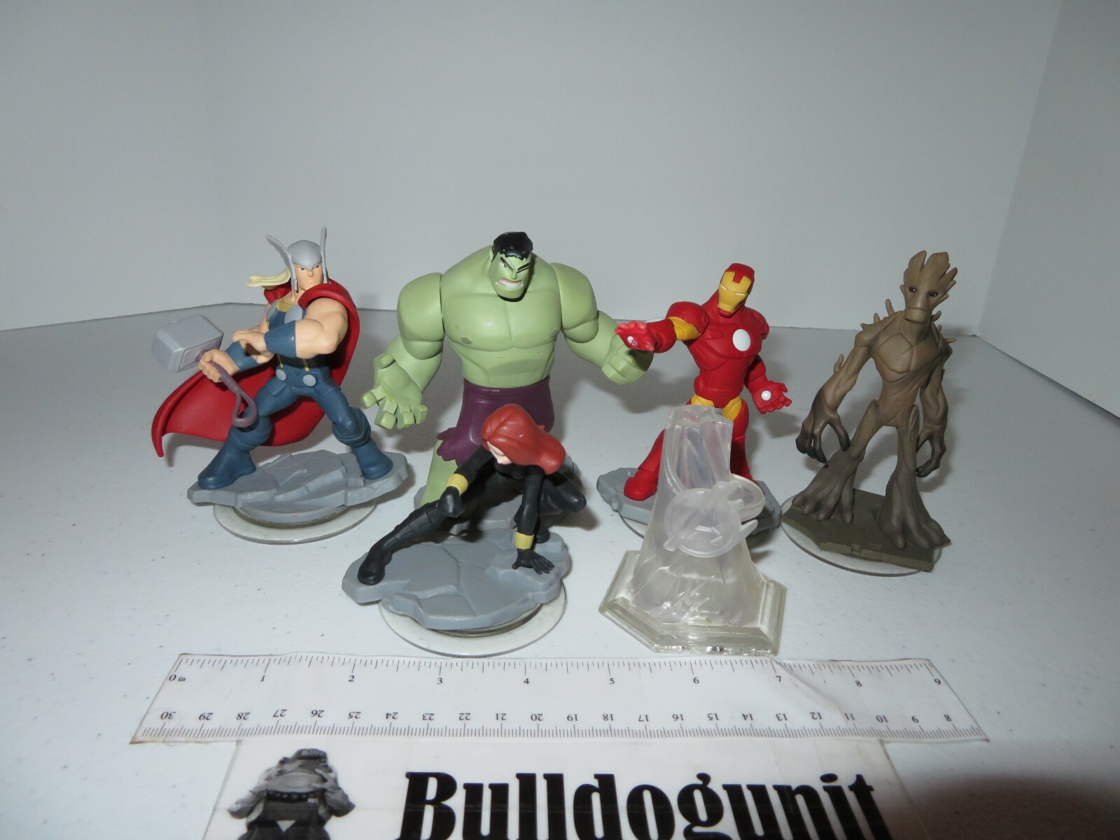 Lot 6 Disney Infinity Marvel Figure Toys Life Groot Hulk Iron Man Thor Avengers