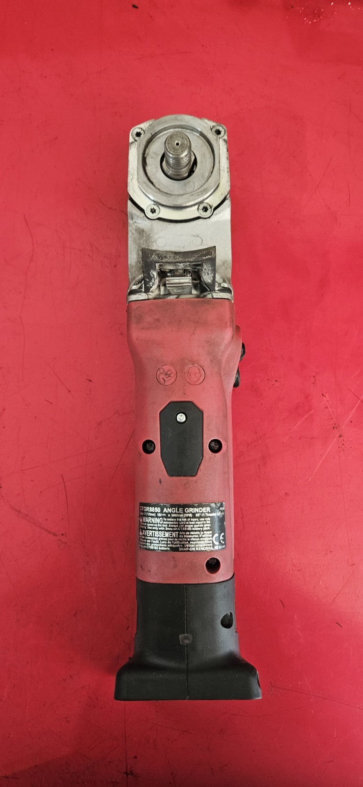 Snap On Cordless 18V Angle Grinder CTGR8850 Tool Only