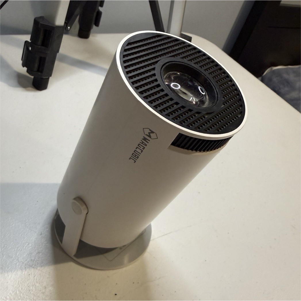 MAGCUBIC Pro LED Projector 720p 260 ANSI HDMI/USB Portable Speakers White/Gray
