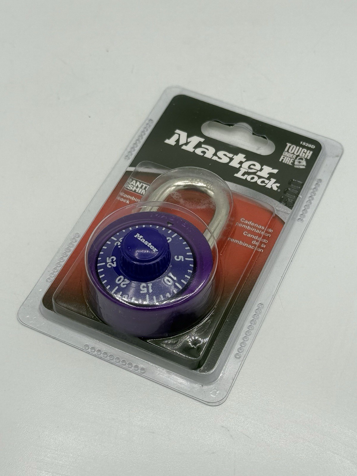 Master Lock 1526D Locker Lock Combination Padlock 1 Pack Purple