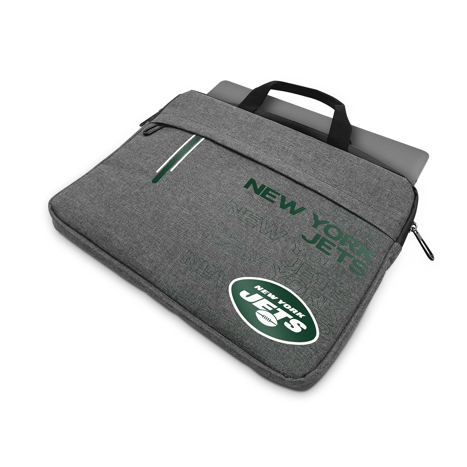 SOAR NFL New York Jets 13" Laptop Sleeve Case Padded Velvet Lining
