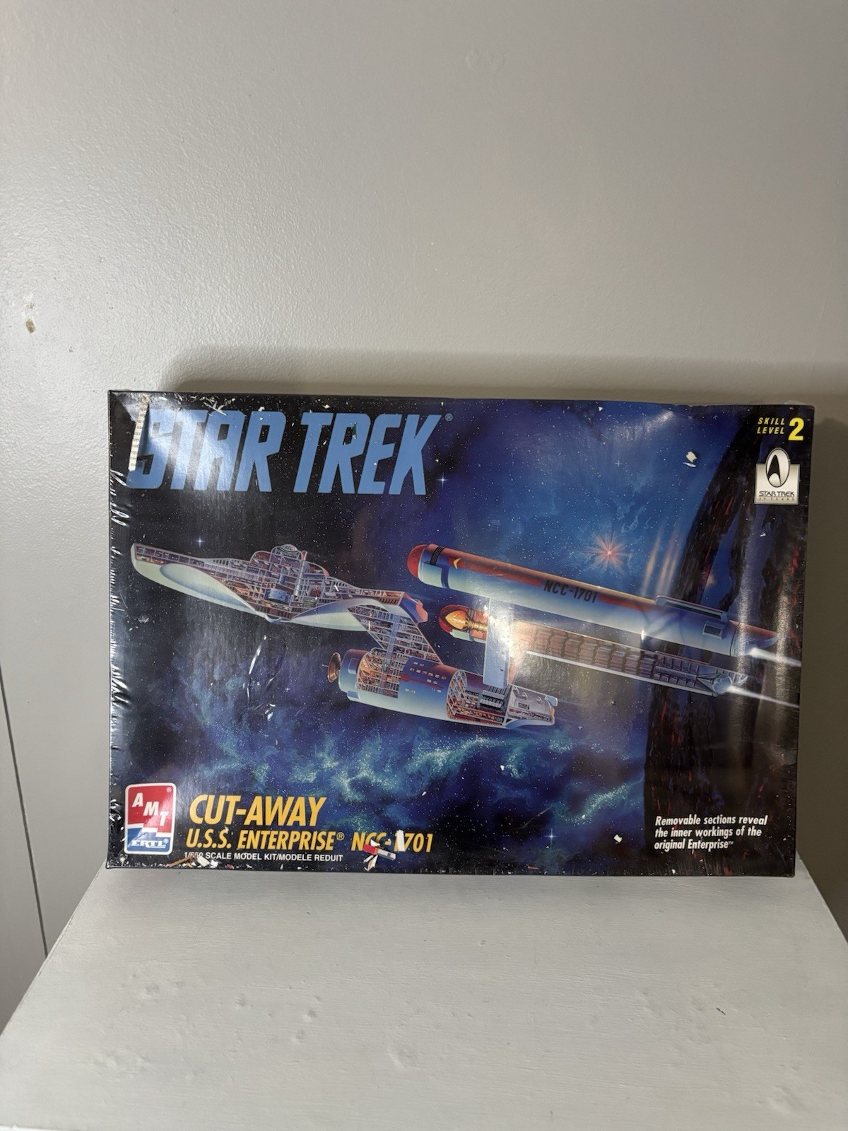 AMT Star Trek Cut-Away U.S.S. Enterprise NCC-1701 Model 1/650 Scale Sealed #3