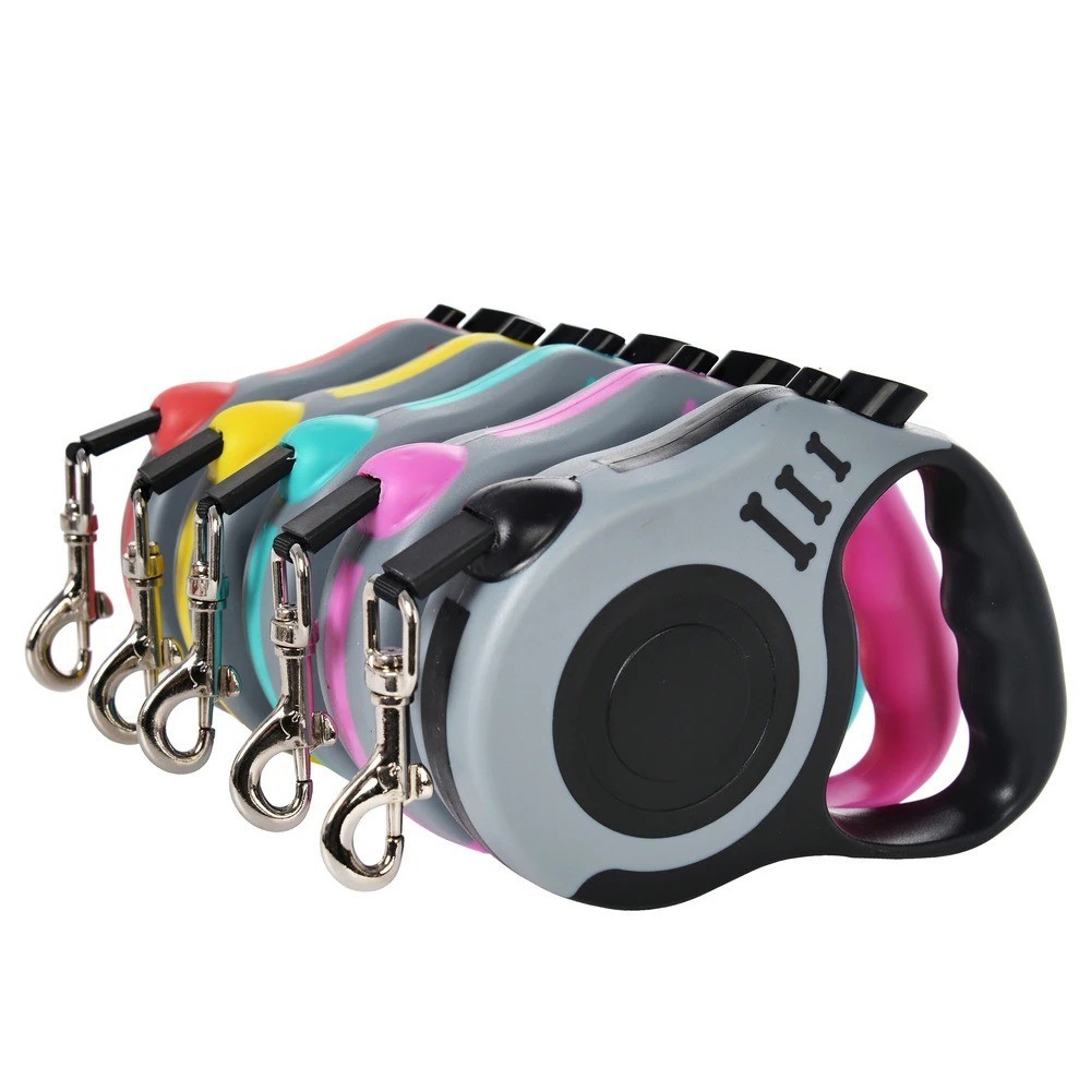 3M & 5M Automatic Retractable Dog Leash Pet Collar Automatic Walking Lead Free