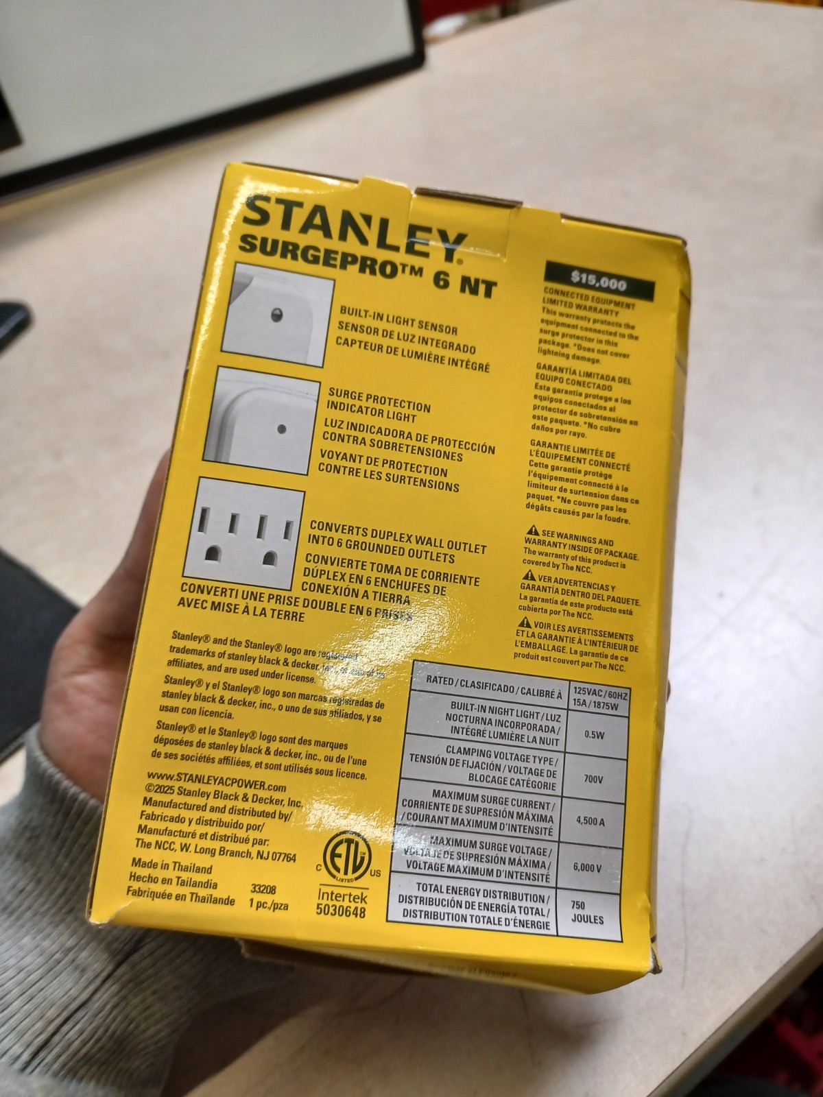 Stanley SurgePro 6nt 33208 750V DR-N01AS