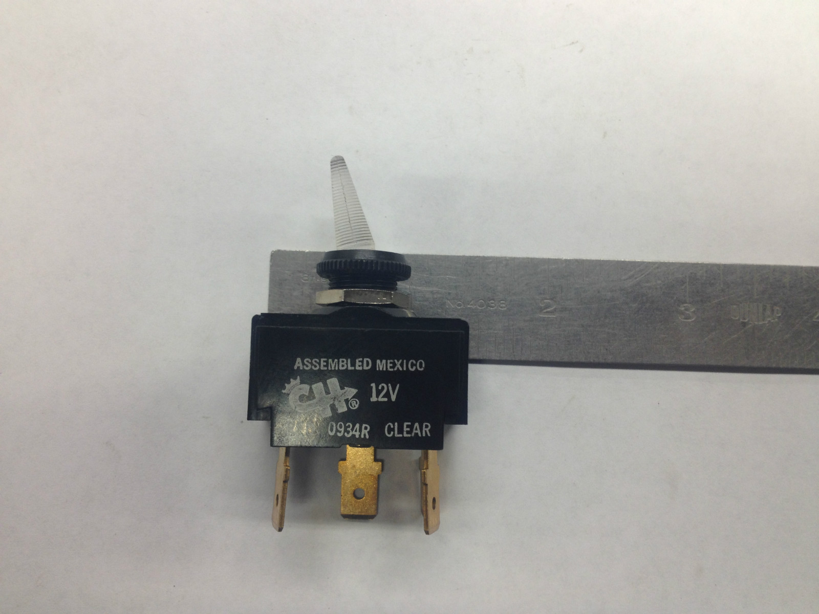 54109-01 54109 01 On Off Illuminated Toggle Switch cole hersee  spst flat handle