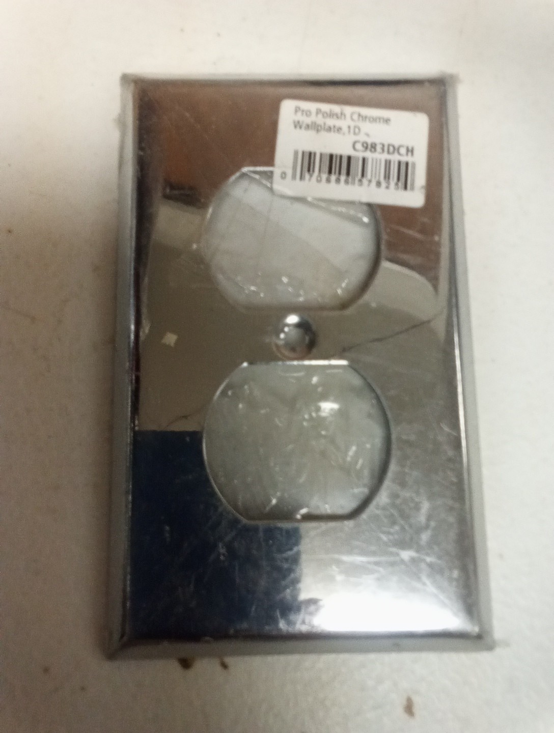 Pro Polished Chrome Wallplate C983DCH (Lot Of Two)