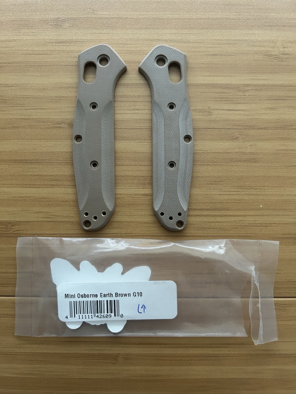 Benchmade 945 Mini Osborne Flytanium Handle Scales - Earth Brown G10