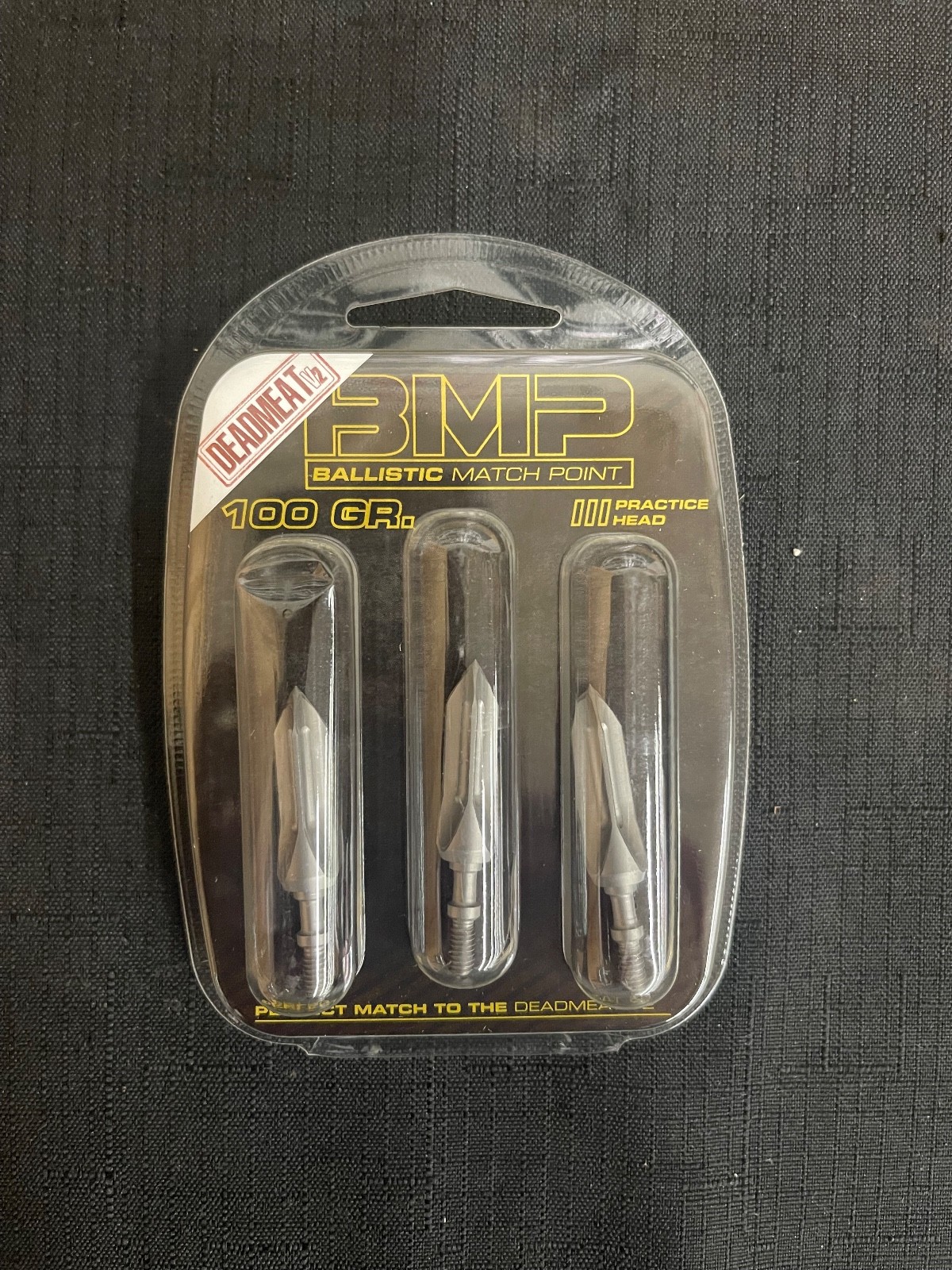 G5 Deadmeat 100 Grain BMP Practice Head 3 Pack BRAND NEW