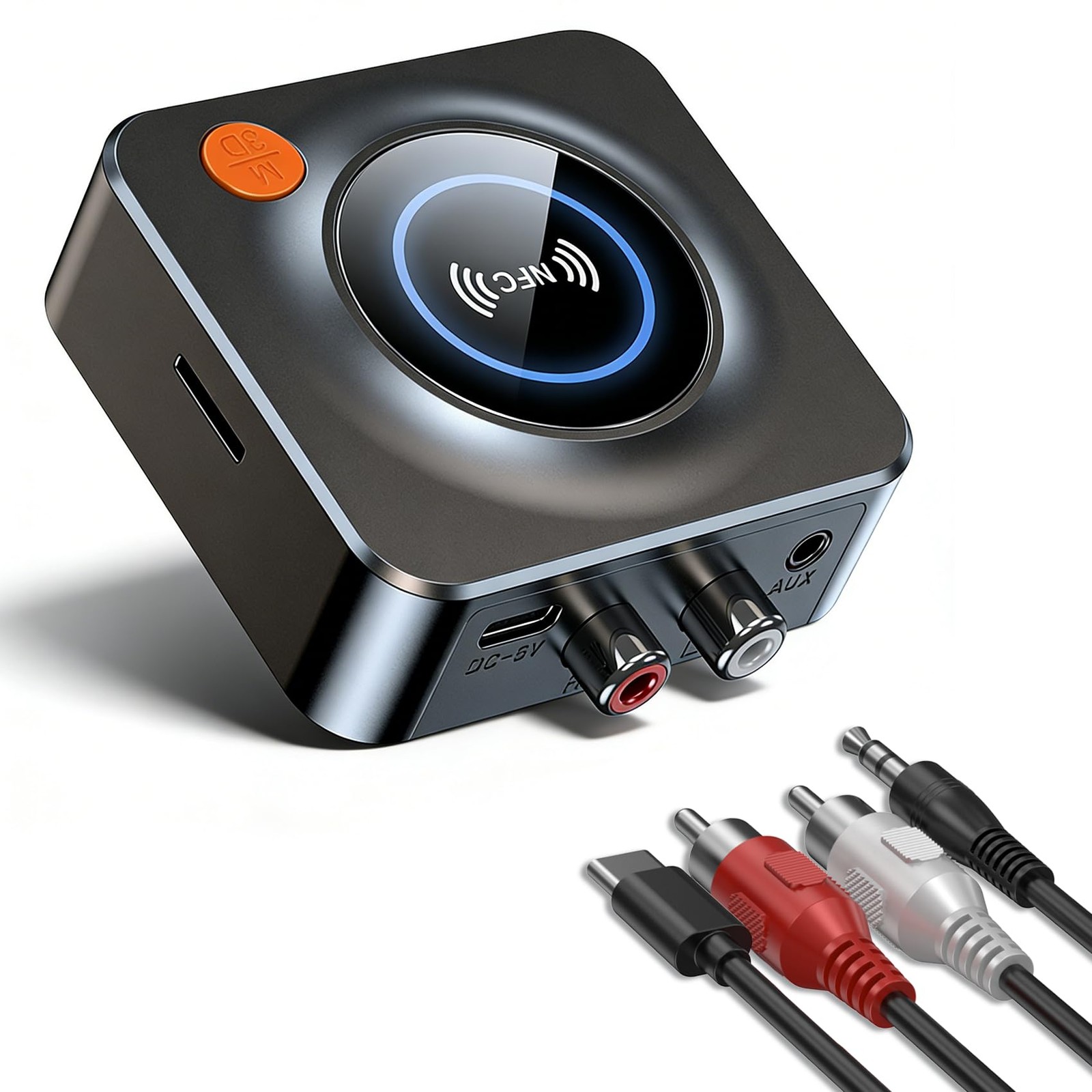 Bluetooth Receiver for Home Stereo, AUX RCA to Bluetooth Adapter for Old Spea...