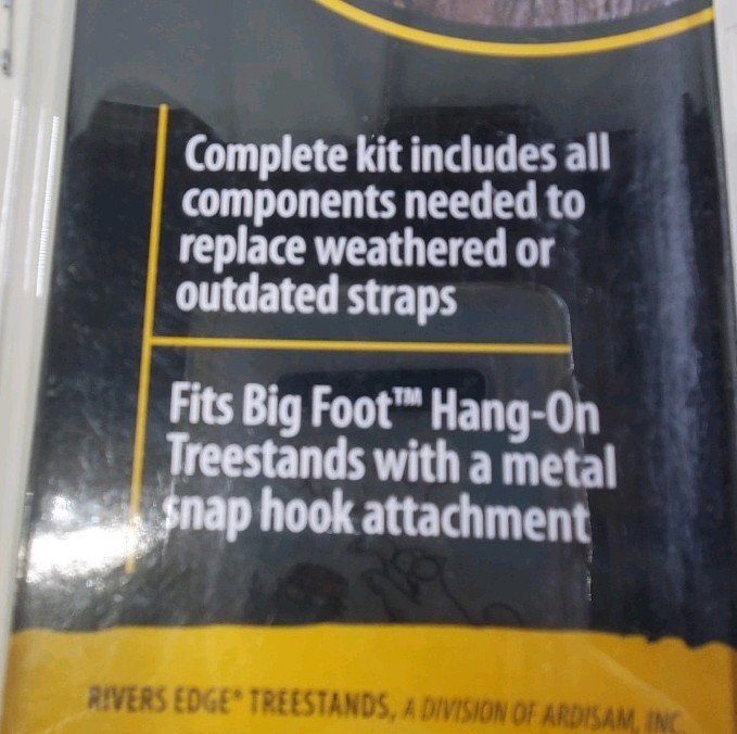 Rivers Edge RE760 Big Foot Replacement Strap, Black