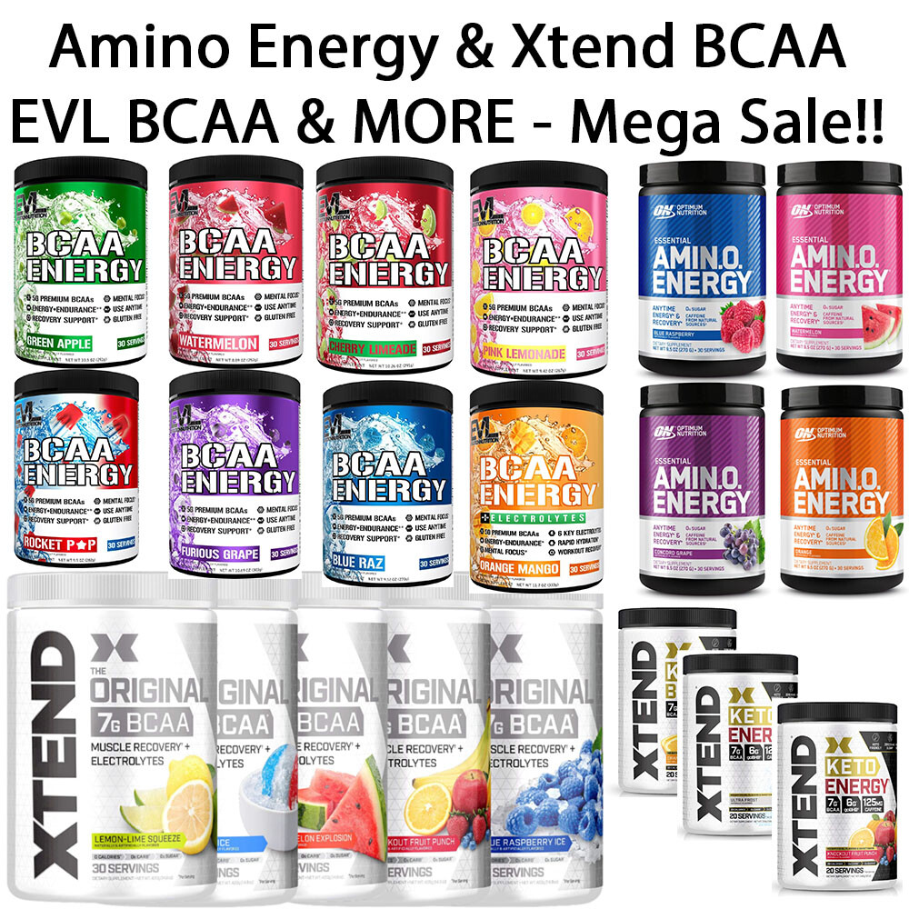 EVL - Cellucor - Scivation XTEND Keto ENERGY 7g BCAA | 20 Servings | ALL FLAVORS