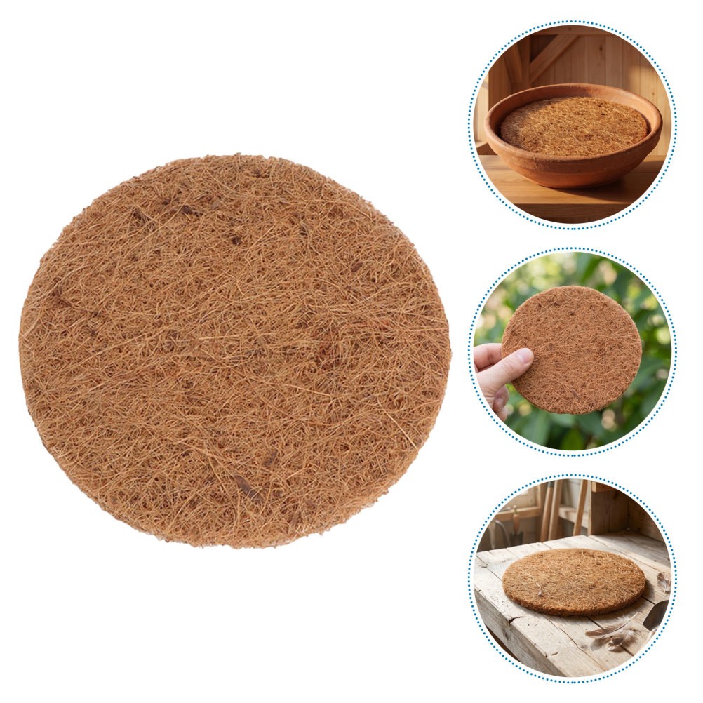 Light Brown Coconut Fiber Bird Nest Cushion Durable Breeding Box Pad