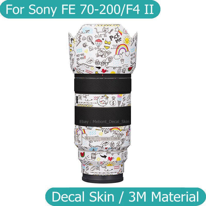 For Sony FE 70-200mm F4 G II Decal Skin Vinyl Wrap Film Camera Lens Sticker