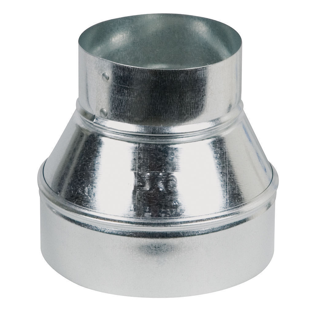16 x1 4 Single Wall Galvanized Metal Duct Reducer 16" to 14", New