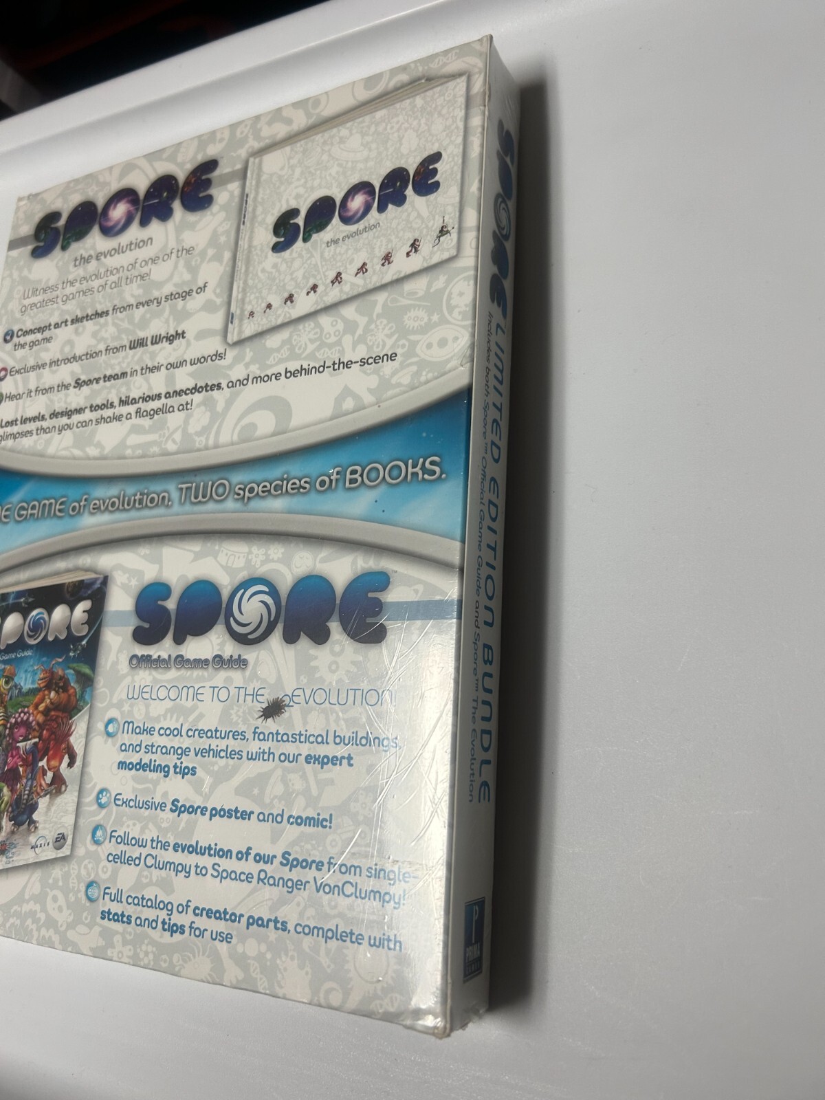 Spore Prima Official Strategy Guide Limited Edition Bundle PC Maxis EA Sealed