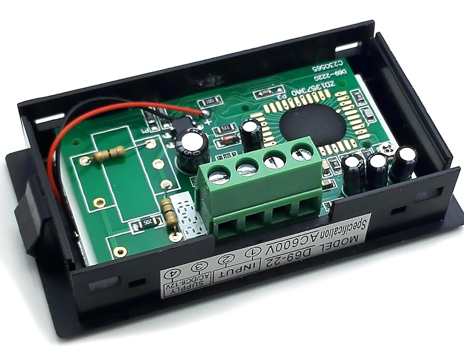LCD Digital Volt Panel Meter Voltmeter AC 0~600V 4 Wire Quickly Delivery