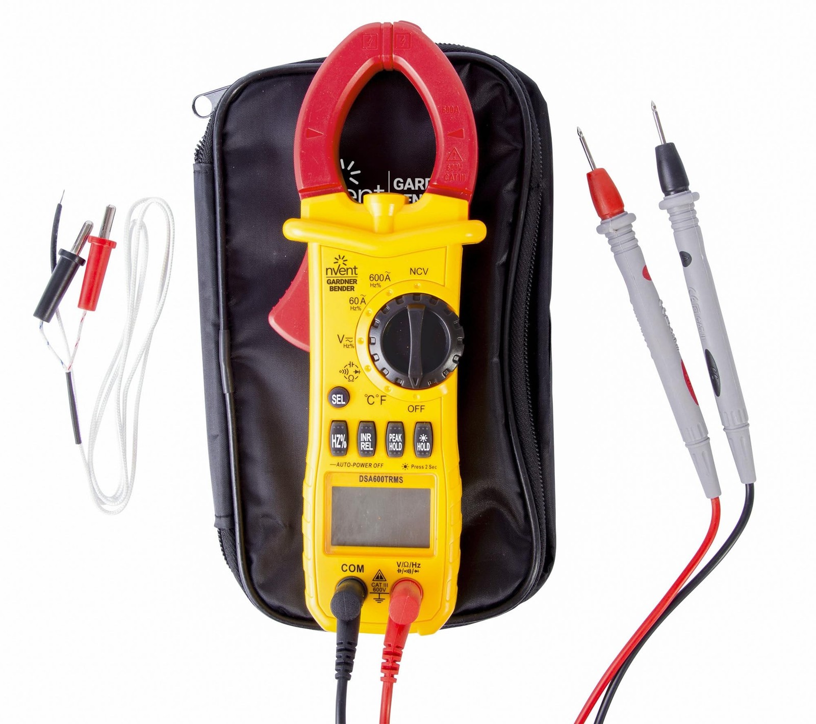 Sperry Instruments DSA600TRMS 12 Function True RMS Digital Clamp Meter, Yellow