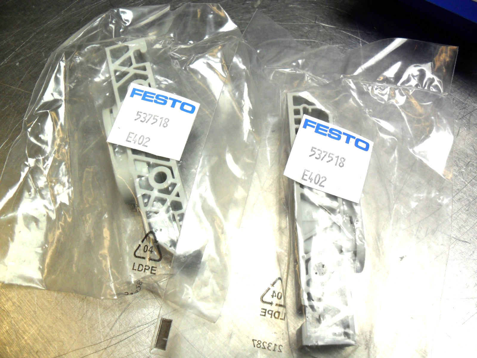 QTY 2-   FESTO 53718  Sub Base in sealed bags. NIB w/ free shipping  E402