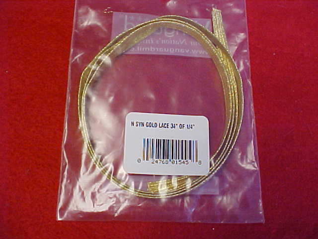 US Navy Officer sleeve lace - gold synthetic 1/4" x 34"  blazers & dinner dress