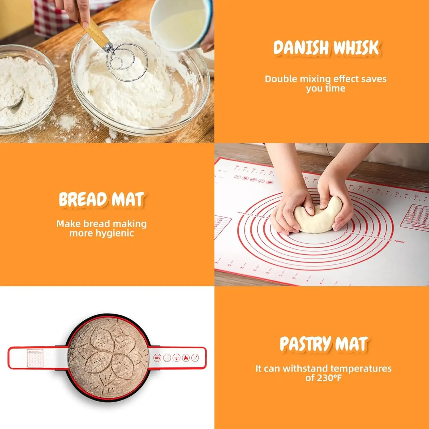 Complete Sourdough Starter Kit | 15-Piece Bread Baking Set | 35oz Glass Jar