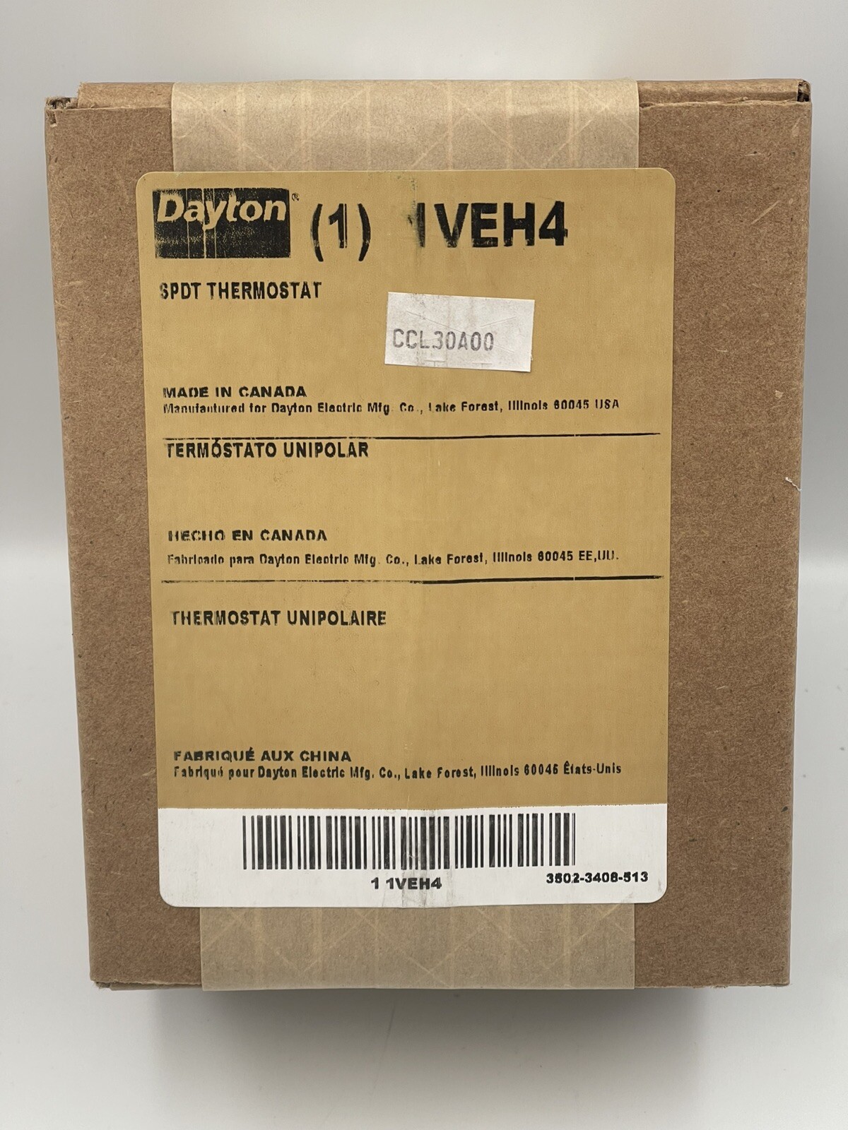 Emerson Dayton Spot Thermostat 1VEH4