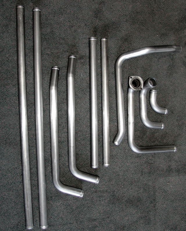 71-74 Detomaso Pantera CLEVELAND Water Tube Set STAINLESS STEEL 351C (SET OF 10)