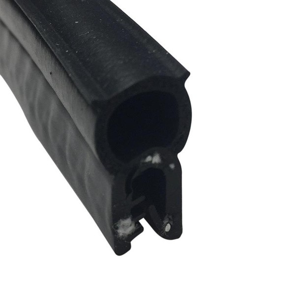 Steele Rubber Products 90-3658-345 Boat 3/8" Edge Trim with Top Bulb 30ft Strip