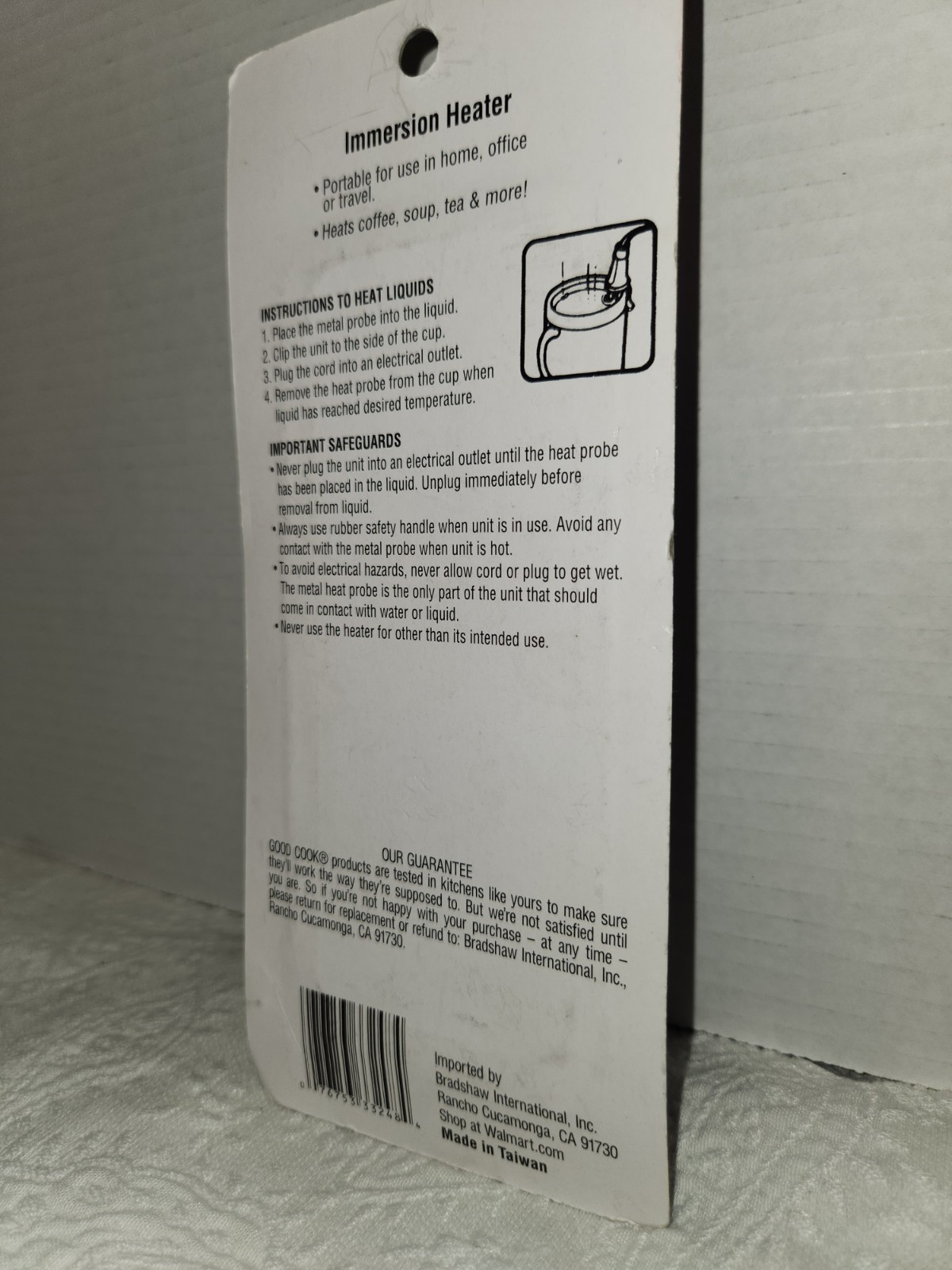 Immersion Heater, by good cook, 120V 300W