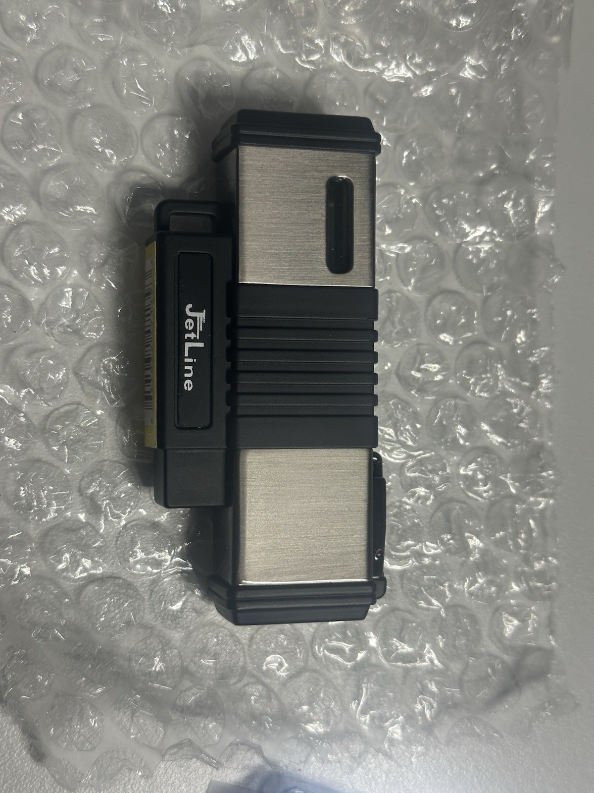 JetLine New York Quad Jet Torch Cigar Lighter - Gunmetal and Black - New