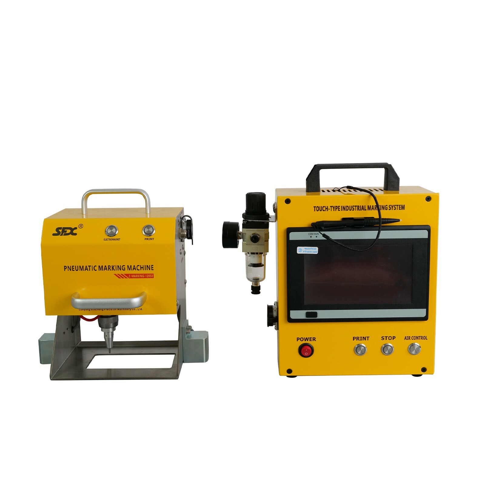 US Demo Pneumatic Dot Peen Marking Machine for Vin Code Chassis Number Printer