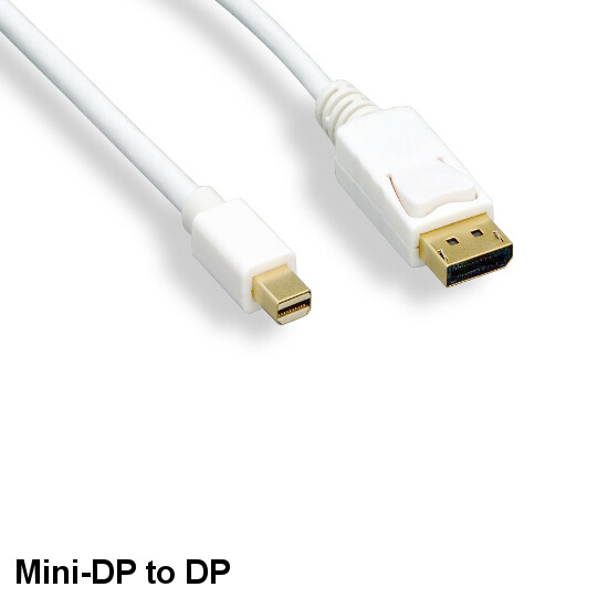 Kentek 10 ft Mini DisplayPort Male to DisplayPort DP Male Cable 32 AWG 4K HD