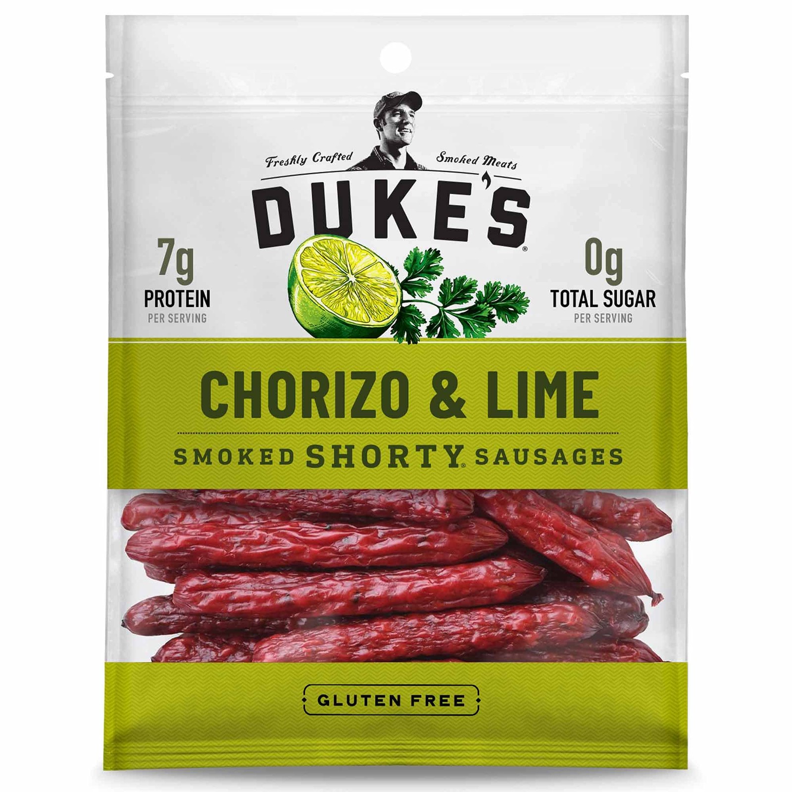 Duke's Pork Chorizo & Lime Smoked Shorty Sausages, 7g 5 Ounce (Pack of 1)