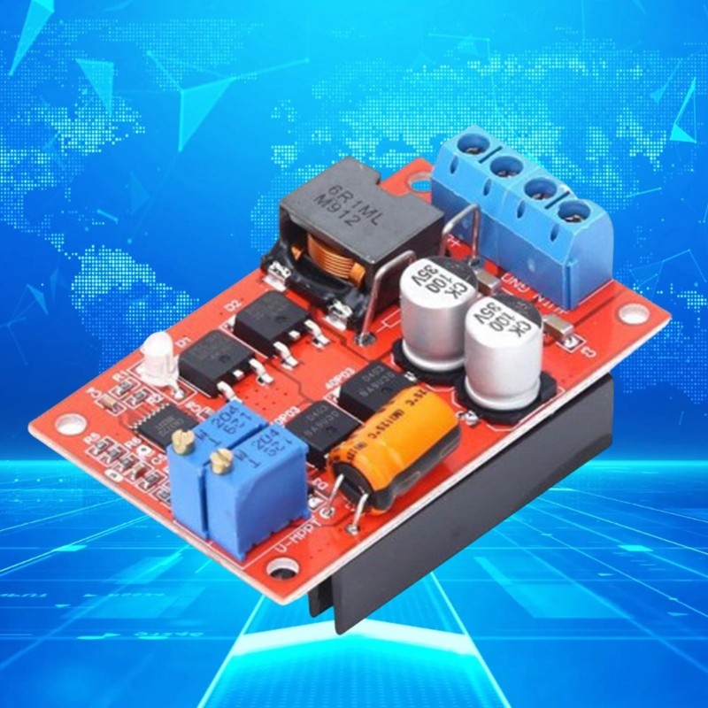 High Efficiency 93%MPPT Solar Charge Controller 5A Output DC8-28V Input Ranges