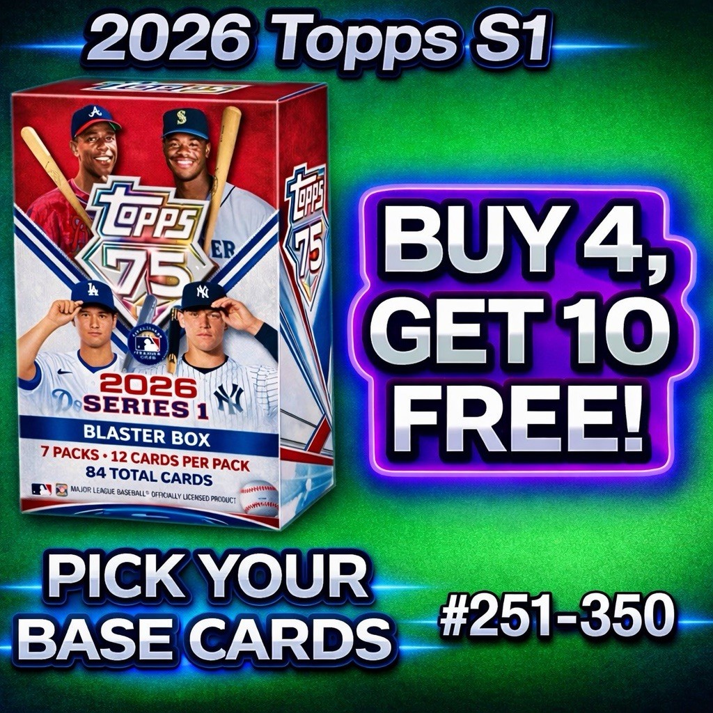2026 Topps Series 1 BASE! U-Pick Singles You Complete Your Set! #251-350 🔥💎🔥