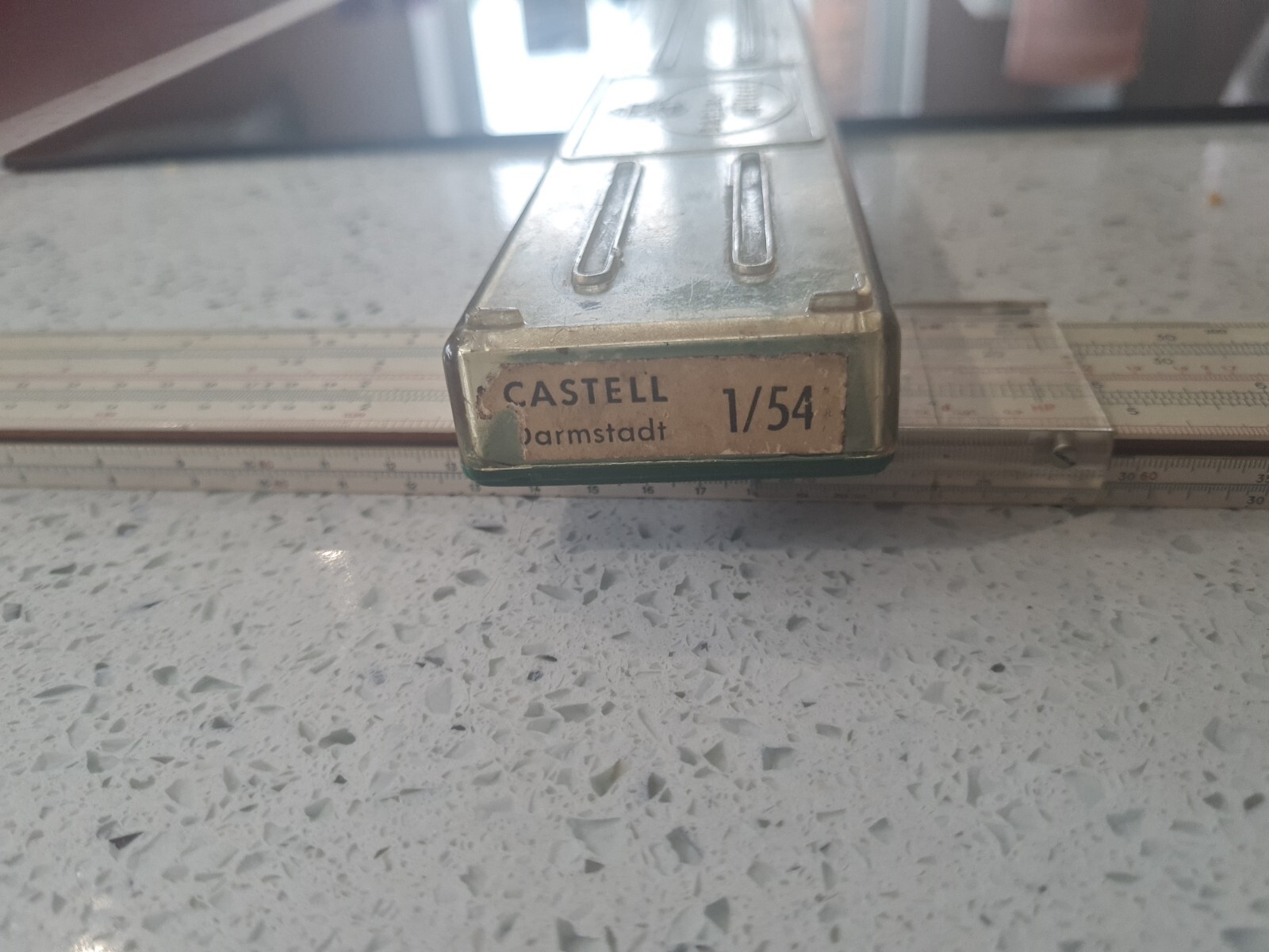 A.W Faber-Castell German Ruler Vintage. Measure. Antique. World War 2 prop