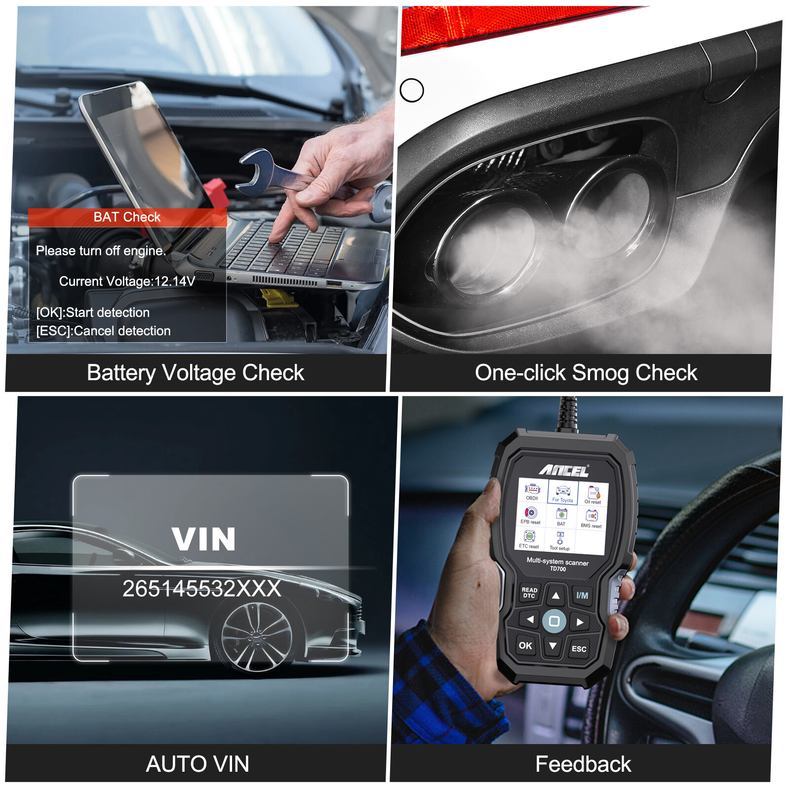 All System OBD2 Scanner Diagnostic Tool For CAMRY LEXUS COROLLA Car Code Reader