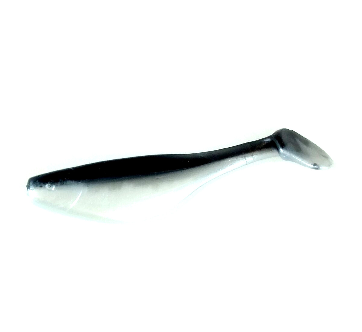 3'' Shad Paddle Tail-''Pearl Chart Black Back"-Soft,Swim Bait-USA-Salted/Scent