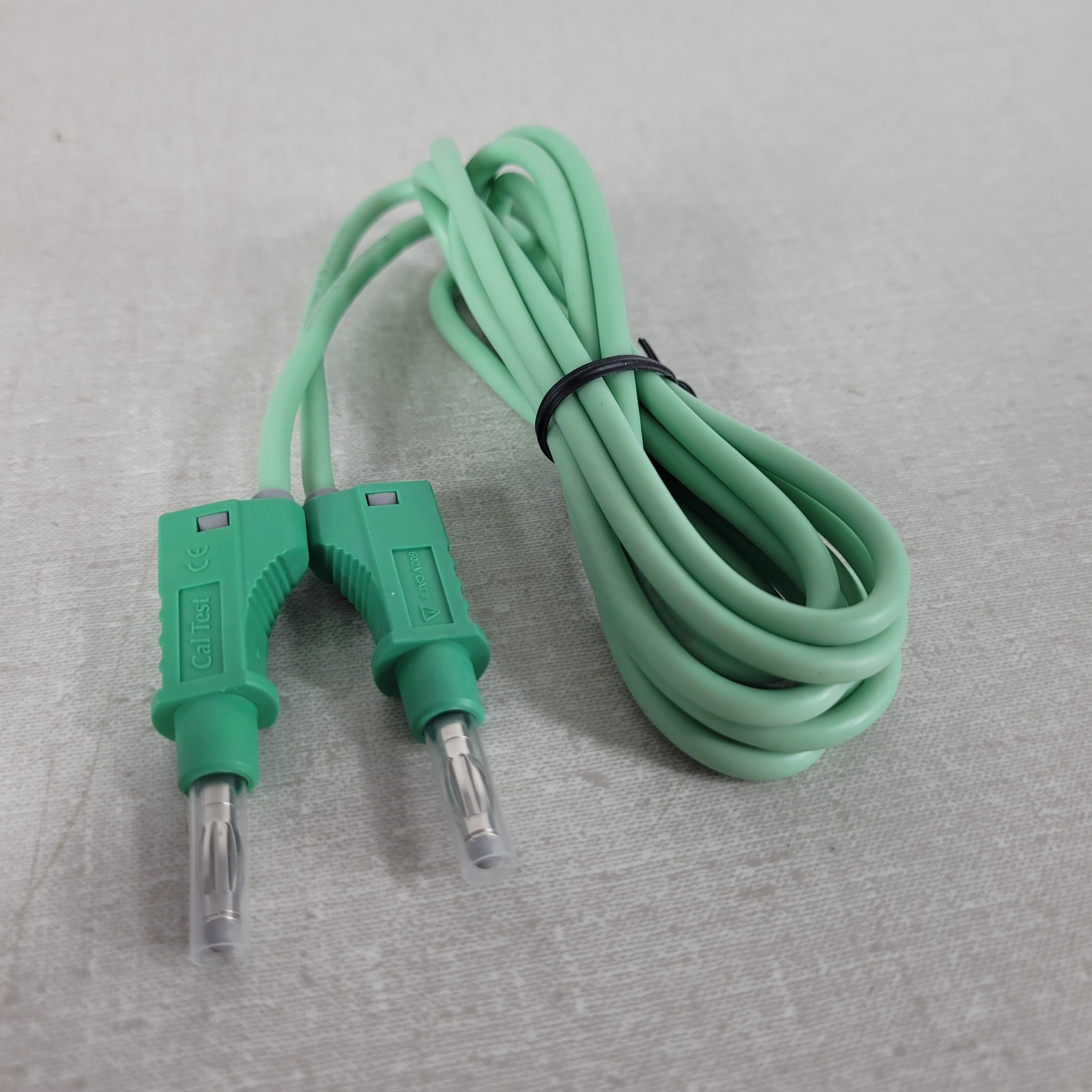 Cal Test Multi-Contact XZG425/SIL Green 4mm Stackable Banana Test Lead Cable