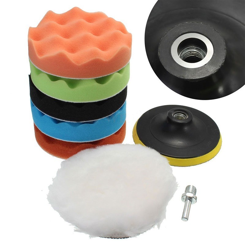Comprehensive Buffing Sponge Polishing Pad Set for Car Polishing (8PCS)