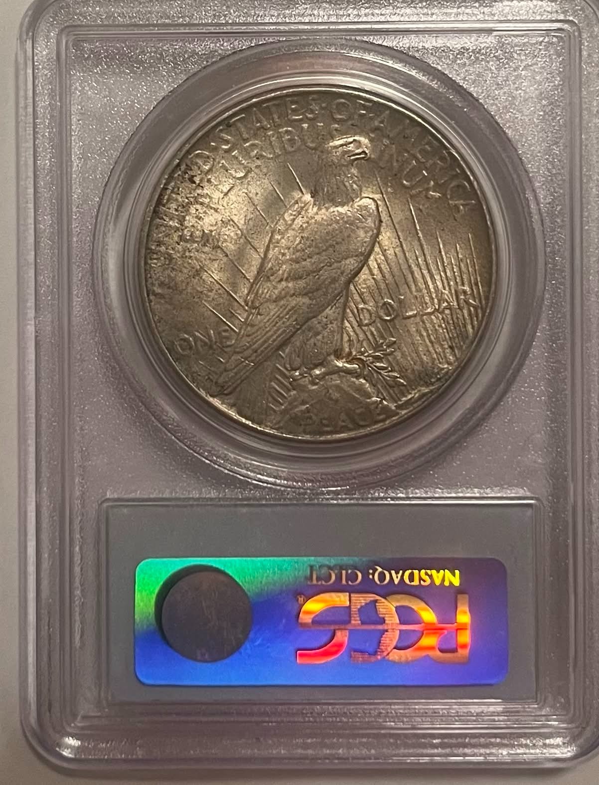 1935 Peace Dollar $1 Silver Coin PCGS MS62