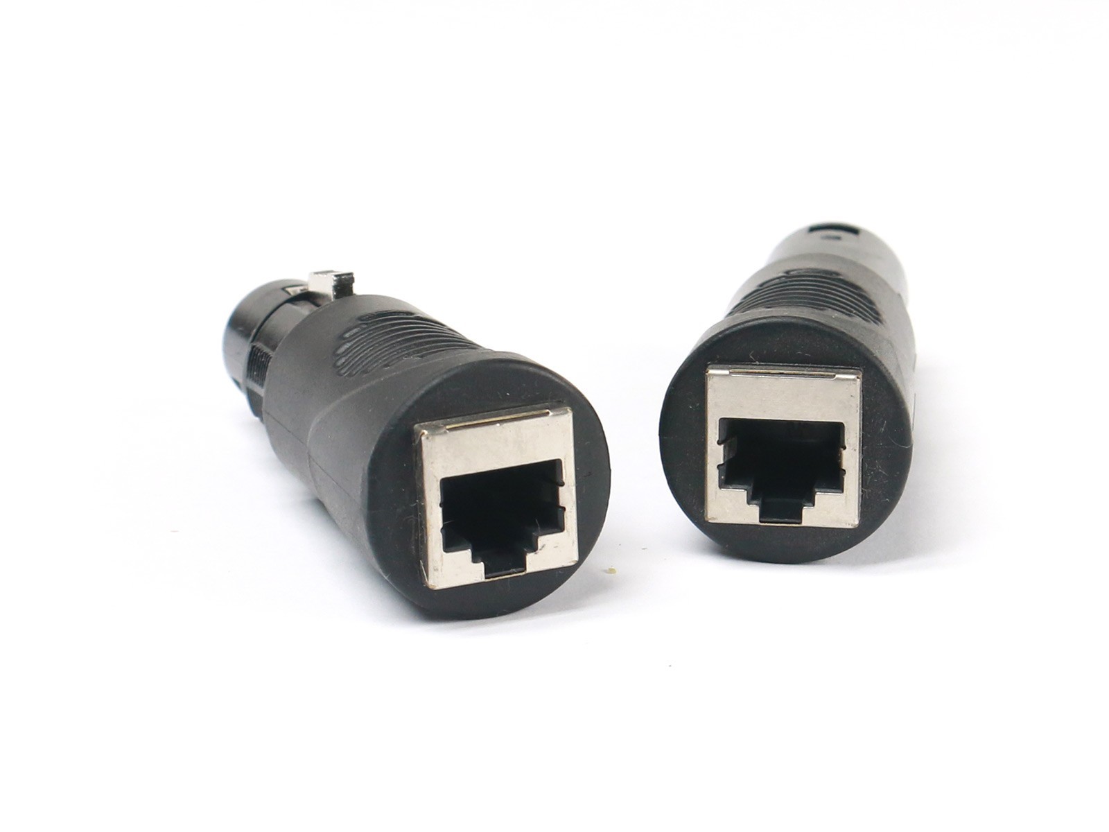 VRL RJ45 Ethernet to 5 Pin XLR DMX Female and Male Adapter Set