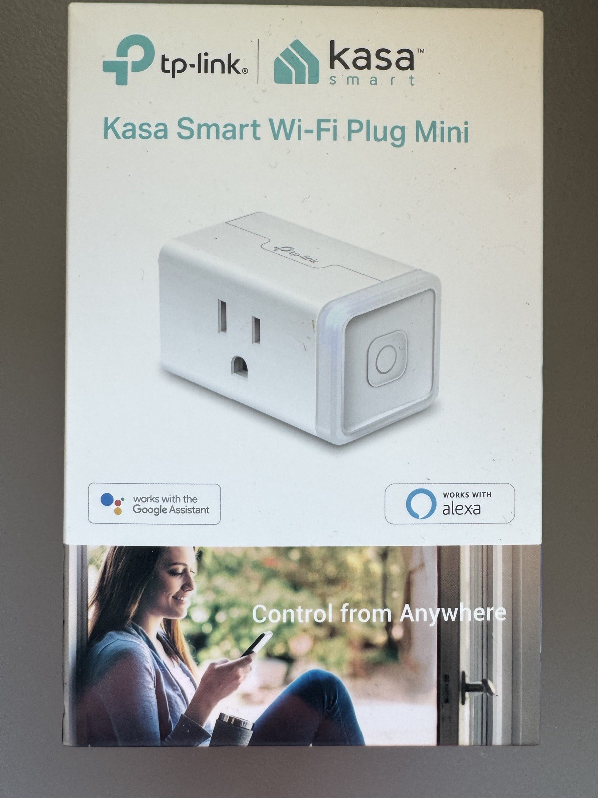 Kasa Smart Plug Mini KP115 w/ Energy Monitoring | works w/Alexa & Google Home